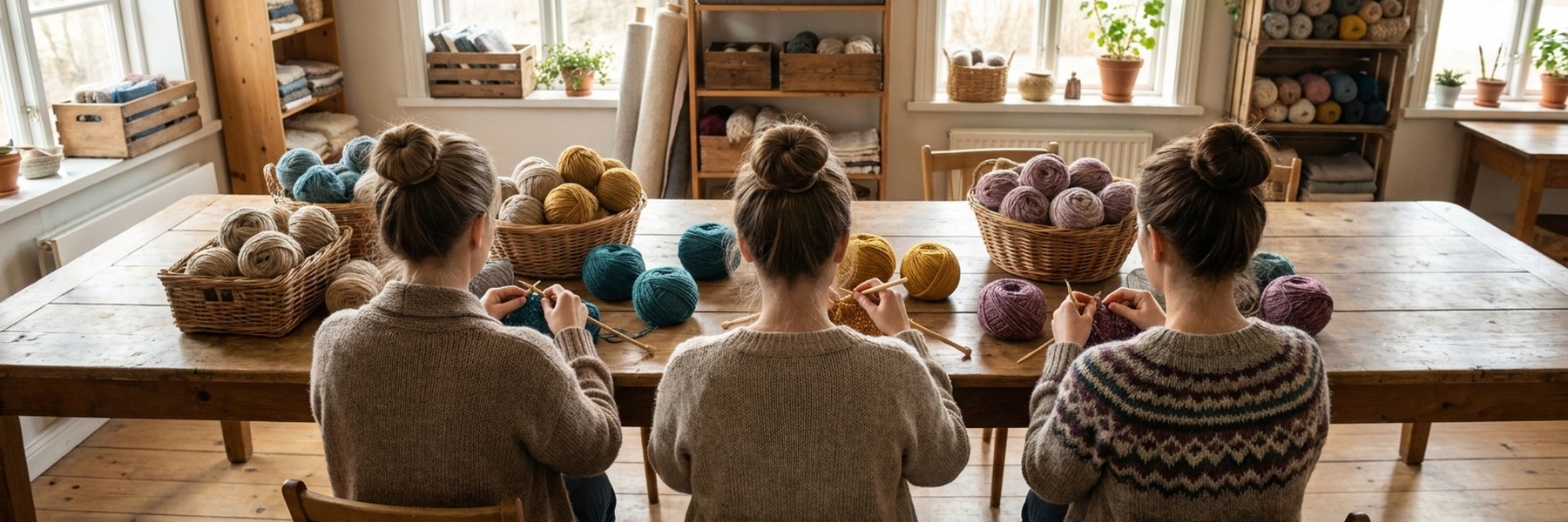 Family Workshop: Knitting for Beginners