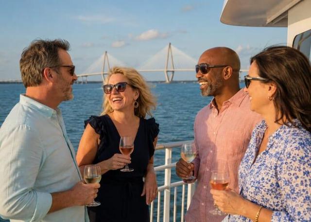 Wine Down Wednesday Cruises aboard the Charleston Princess