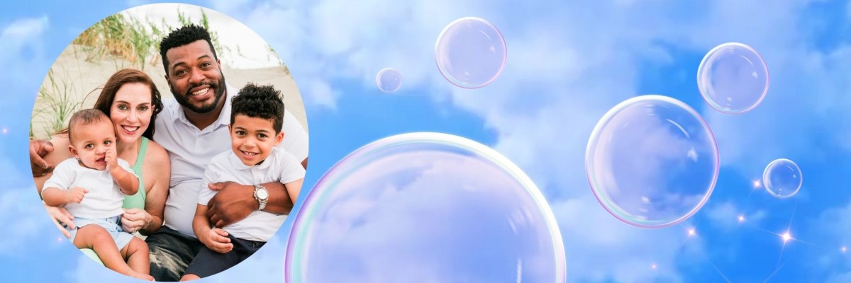 Bubbles for Beckham Memorial Walk