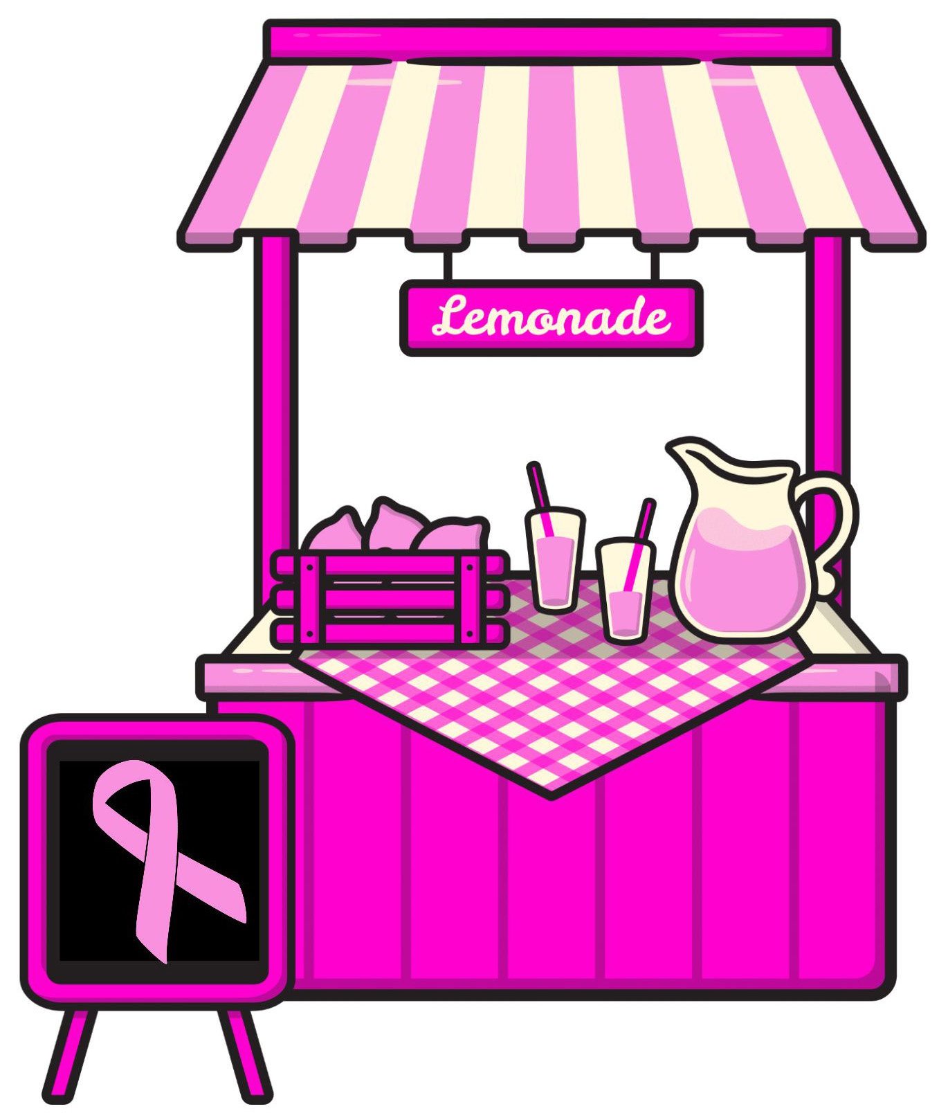 Think Pink: Breast Cancer Awareness Pink Lemonade Tent