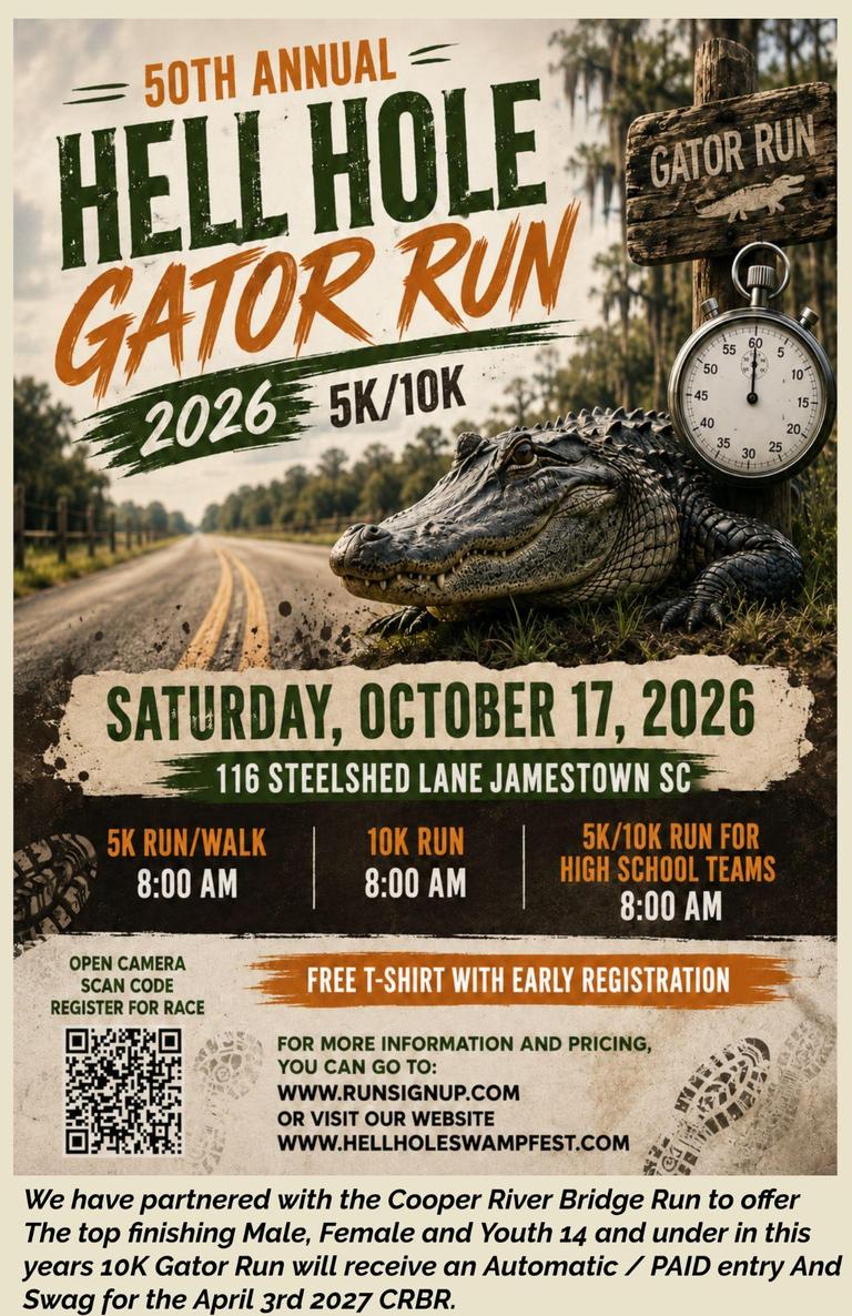 Hell Hole Gator Run & Walk